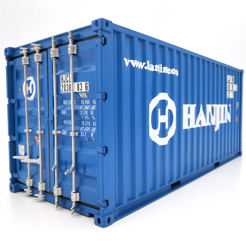 【A】30cm 1:20 Hanjin Shipping 20GP shipping container scale model containers model O.A.S ship model