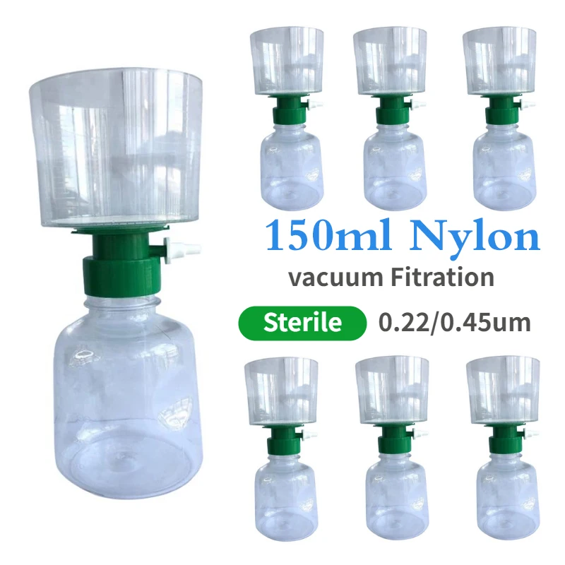 Disposable Plastic Laboratory Membrane Filter Funnel Vacuum Filtration Apparatus