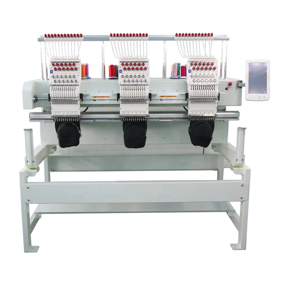 Source Single head portable compact tubular drop table bag shoes cap  T-shirt computer embroidery machine monogram machine on m.