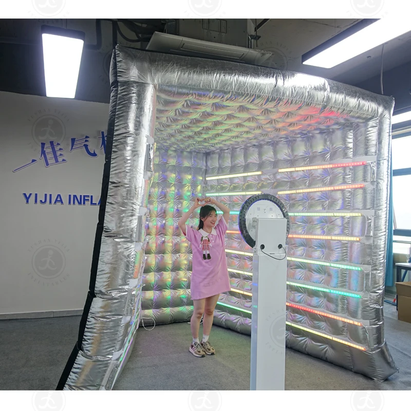 Customizable 360 Inflatable Photo Booth - LED Photo Tent Wall