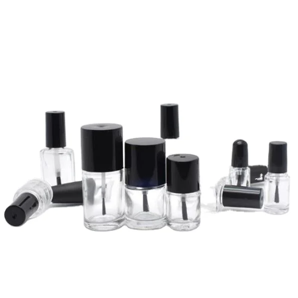 Luxury Fancy 5Ml 8Ml 10Ml 15Ml Unique Round Square Rectangle Empty Nail Polish Glass Bottle Packing 