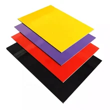ACP color card/ alucobond composite wall facade board 4mm pvdf