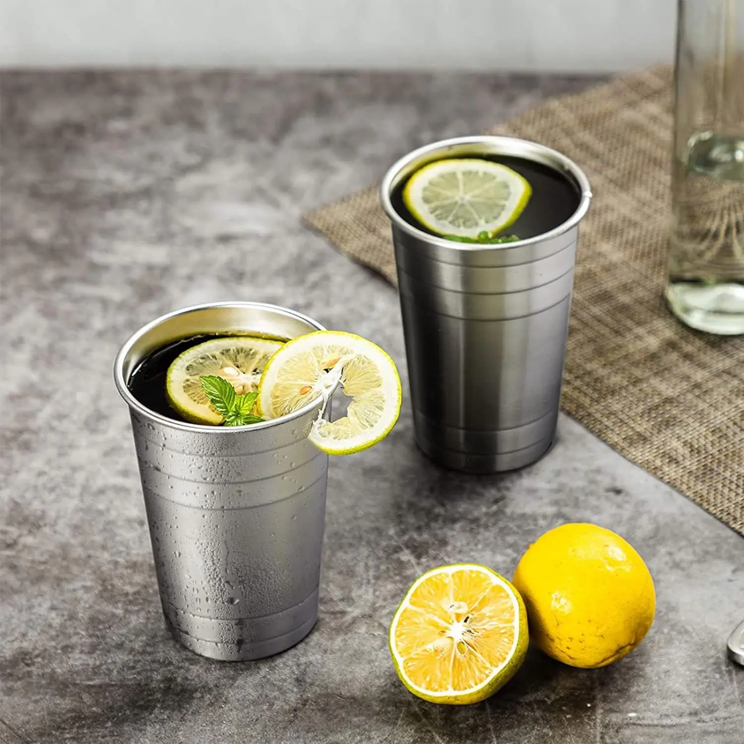 12oz Unbreakable Party Cups Metal Beer Glasses Tumbler Stainless Steel Beer Pong Cup Buy Beer