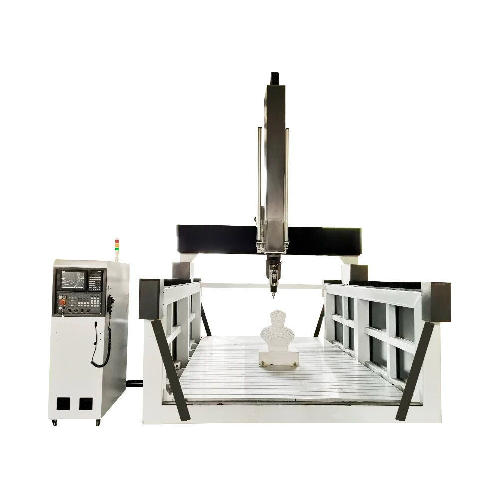 Fast Delivery 3D Sculpture Cnc Router Wood Foam Eps Mold Engraving 5 Axis Milling Making Machine 5 Axis Milling Machine