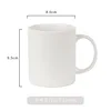Matte white milk cup print