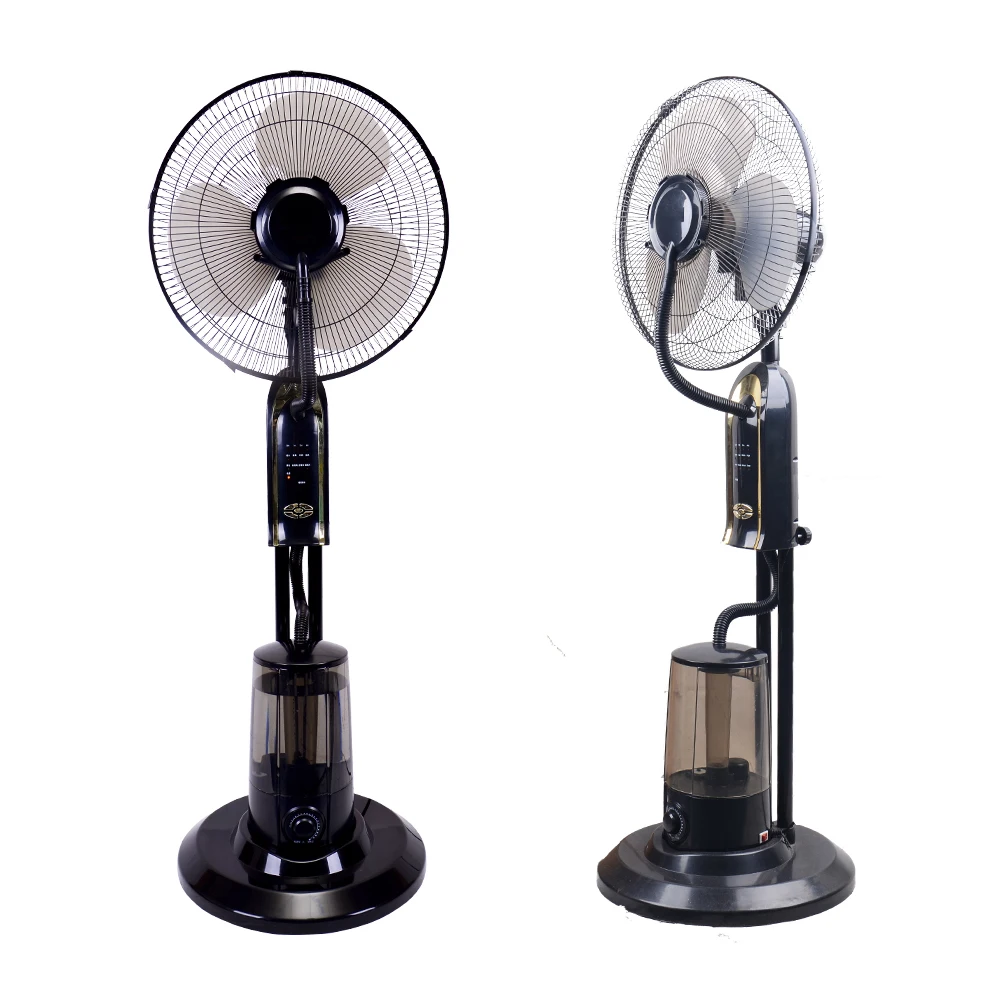 Wholesales 16 Inch Industrial Humidifier Air Cooling Water Electric Fan Floor Standing Spray Water Mist Fan