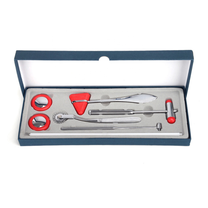 Colorful Medical Percussion Trigonal Tromner Neurological Reflex Hammer Kits With Handle