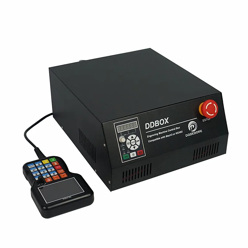 DIY Upgrade Independent  Off Line CNC Control Box for 4 Axis CNC Router Machine Controller System