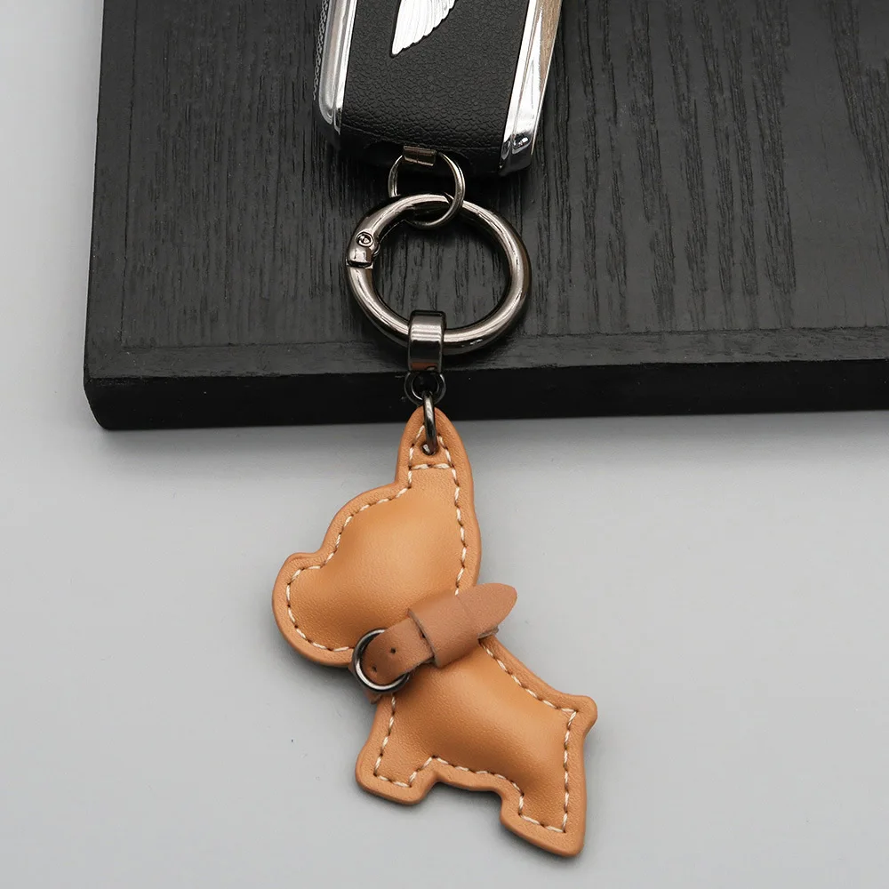 新款法国斗牛犬PU皮革钥匙扣朋克小狗钥匙扣可爱卡通包吊坠豪华小狗汽车皮革钥匙扣批发| Alibaba.com, image size:1000x1000