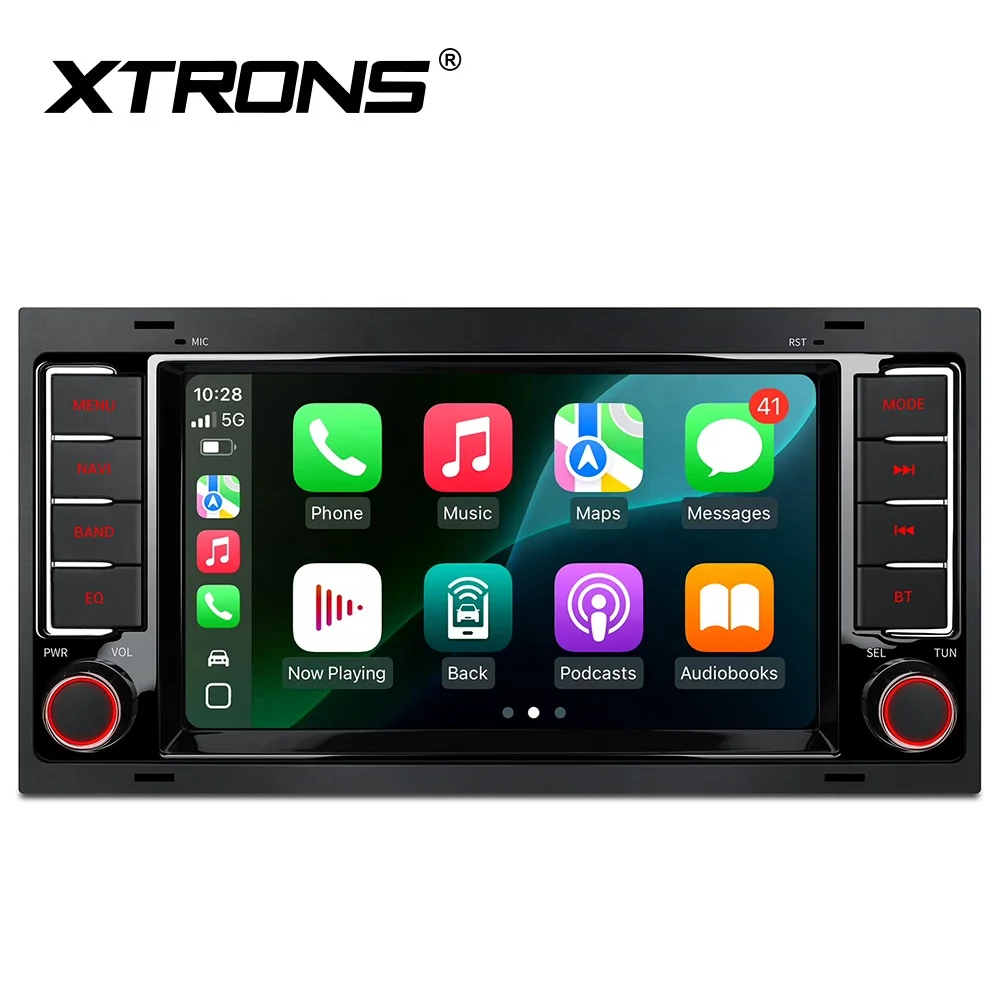 XTRONS 7 Inch Octa Core Android Navigation Car Stereo 4G LTE 4+64GB DSP RDS IPS Display for Volkswagen Touareg
