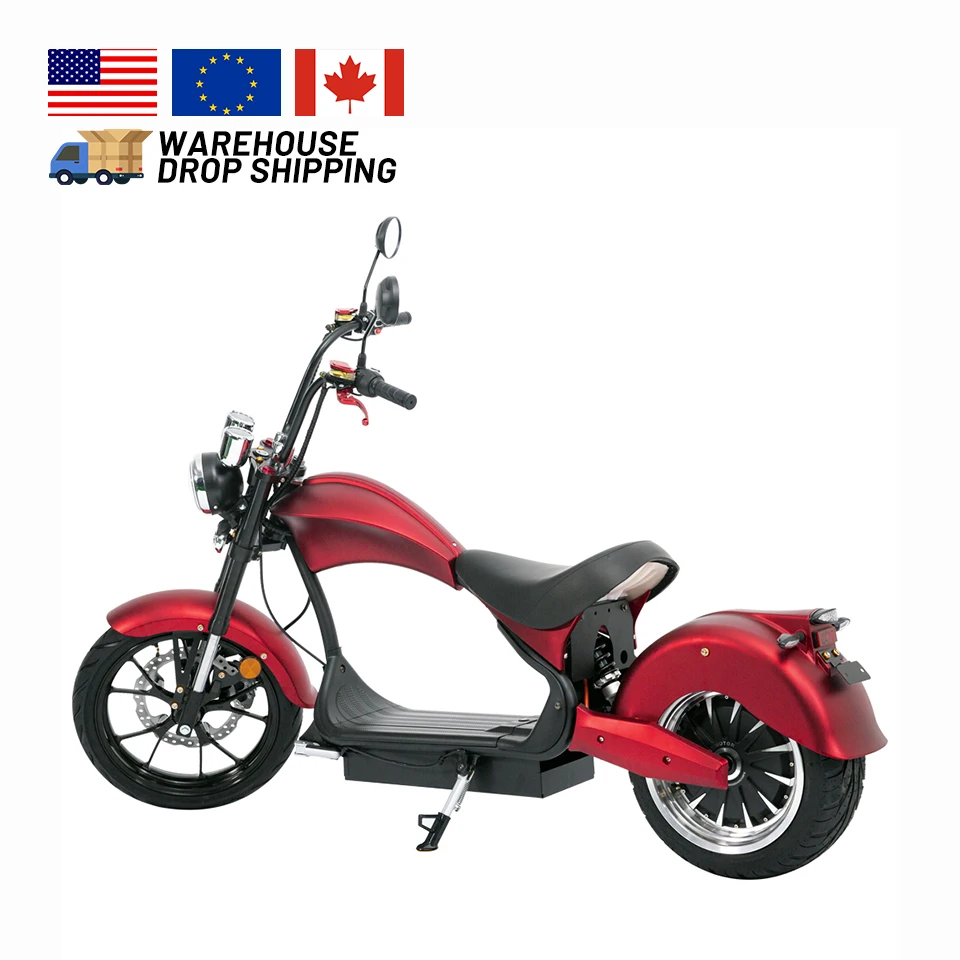 4000w Fast Speed Electric Citycoco Chopper Long Range Electric Scooters