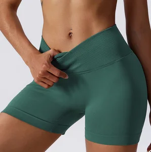 Active Wear Private Label Yoga Shorts for Women Outdoor Active Wear Seamless Sports Shorts