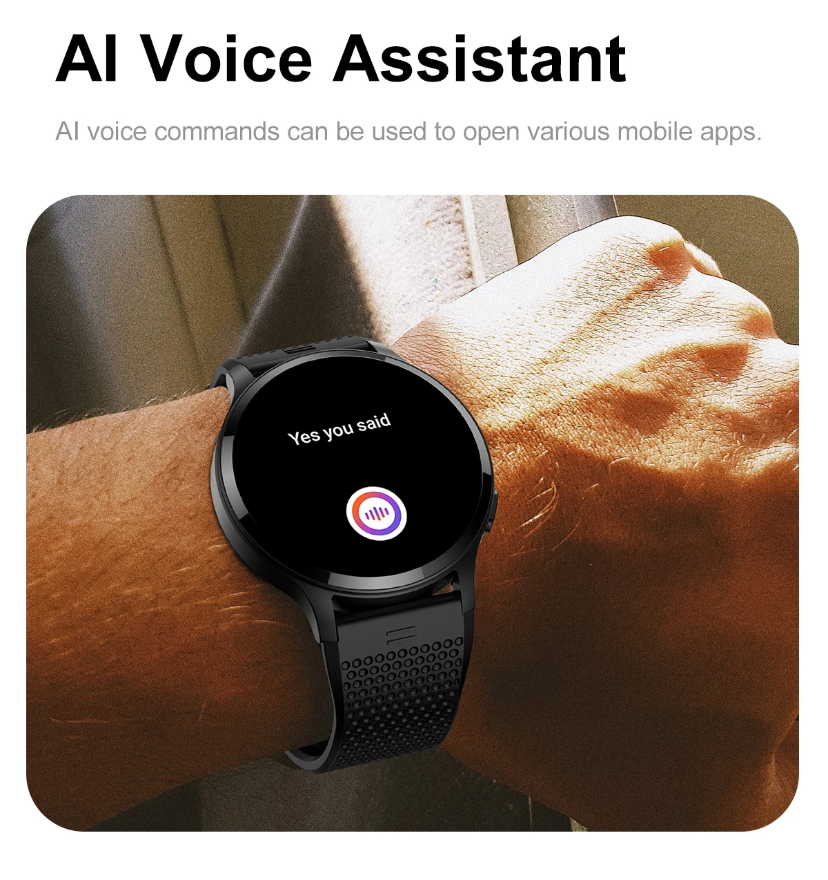 LW77 Smart Watch Full Touch Screen orologi da polso IP68 impermeabile sport  Smartwatch braccialetto intelligente per la frequenza cardiaca per IOS