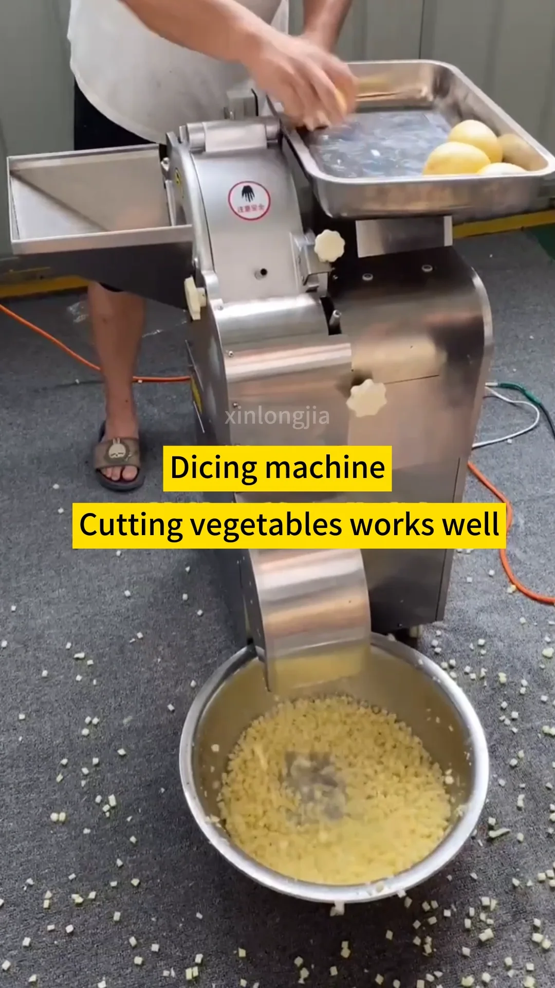 Multi Function Industrial Slicer Shredder Electric Dicing Vegetable