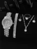 Set A12 Argento + Argento con Zirconi a Doppia Fila