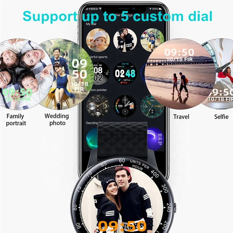 
Спортивные Смарт-часы H30 с пульсометром и функцией вызова с 4 вида цветов на android IOS 