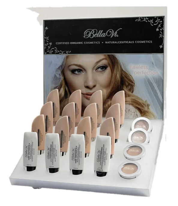 Bevis Customized Eyelash Eyeliner Extension Make up Display Stand Cosmetic Display Rack for Retail Store