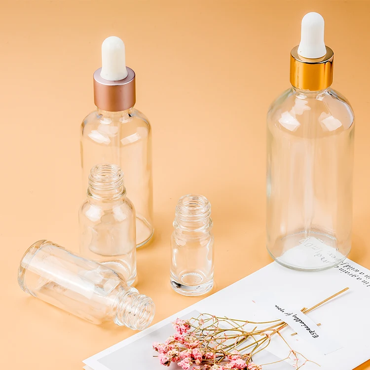 Bottle Dropper Lid 30ml Essential Oil Bottle Child Proof Dropper Glass Bottle Amber Glass Essential Oil Bottle Black Plastic Child Resistant Lid/