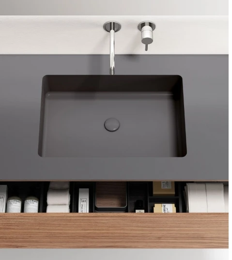 Modern Vanity Wooden Panel Bathroom Cabinet Bathroom Vanities - Buy ...