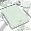 Quaderno ad anelli B5 verde a pois