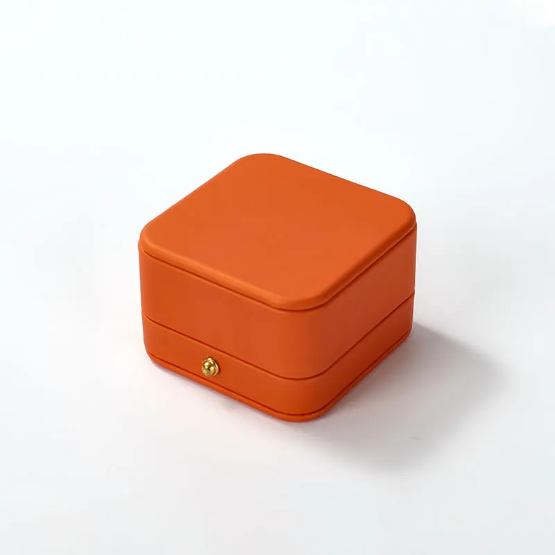 FANXI Wholesale Luxury Jewelry Box with PU Leather & Suede Velvet Exterior Magnetic Closure Lid Customizable Design OEM Service