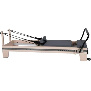 Pilates Reformer Machine Beech Wood Reformer Pilates Bed For Yoga