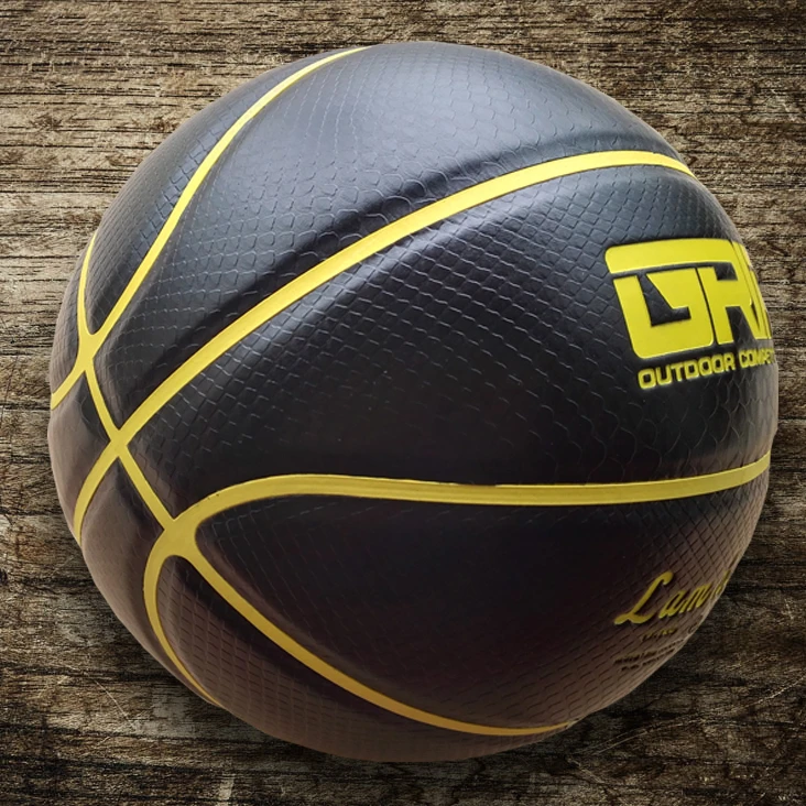 Custom Logo Printed Official Match Size 7 PU Laminated Basketball