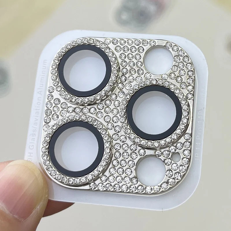 Pellicola Fotocamera IPhone 14 Pro/Pro Max – Vetro Temperato Glitter Con Diamanti, 9H!