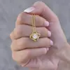 Four-leaf clover-gold copper