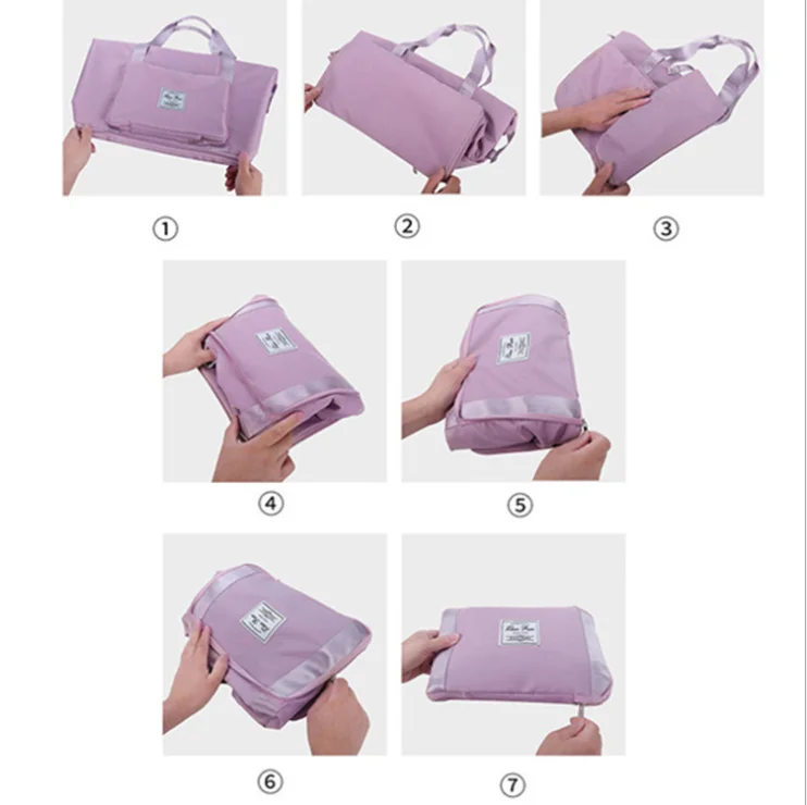 Sac De Sport Pliable étanche JULY'S SONG - 39x18x30 Cm, Séparation Humide/sec, Idéal Voyage Et Gym