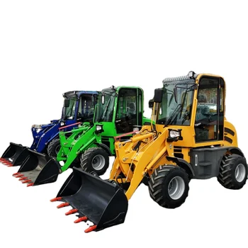 ChangChai 25KW Engine New Wheel Loader Front End Bucket 0.8Ton Tractor Loader Used Free Shipping Including Pump Gearbox