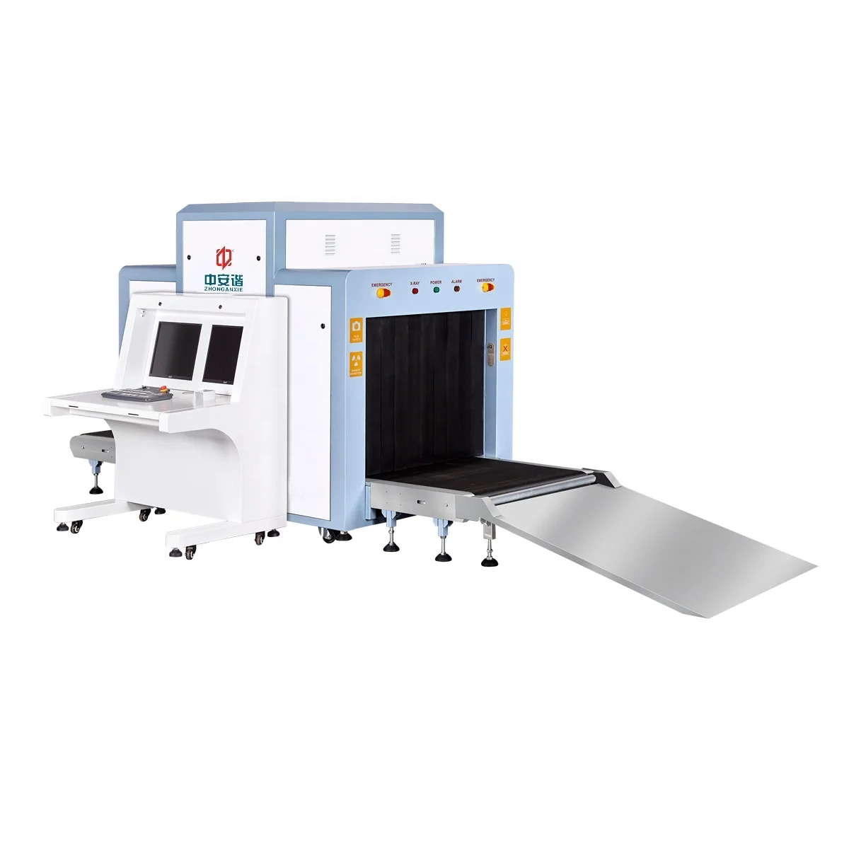 airport baggage scanner x-ray machine luggage insp