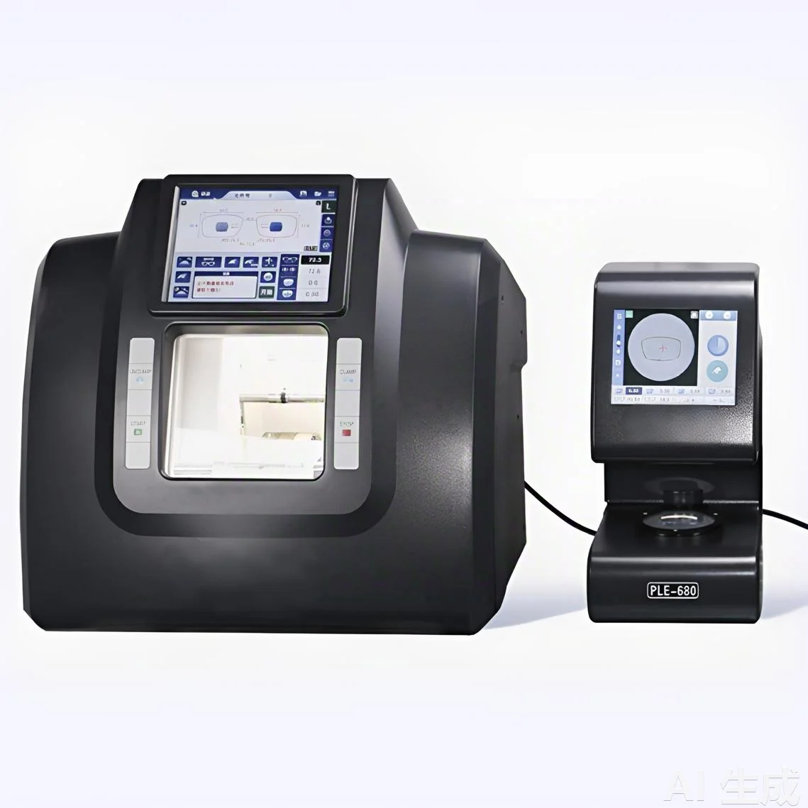 PLE-6800 3D Patternless Auto Lens Edger Machine with Lens Scanner Optical Lens Grinding Edging Equipment for Optical Shop