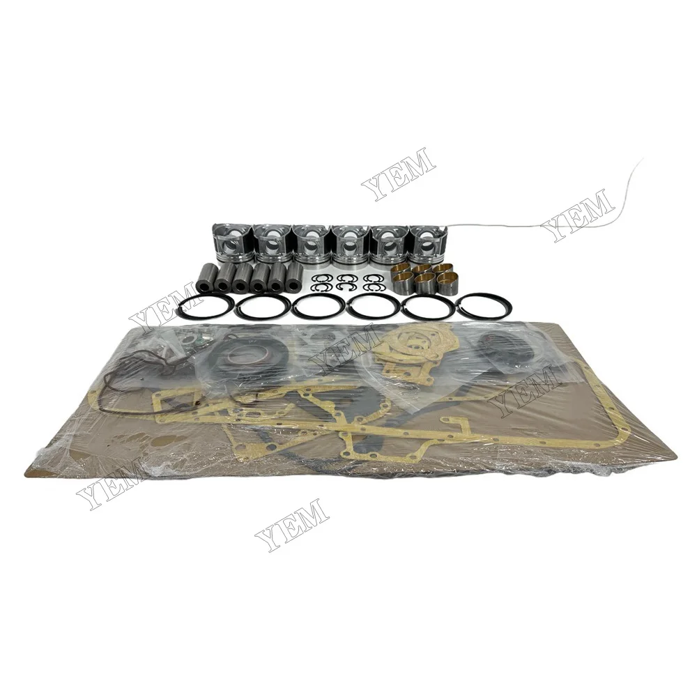 Overhaul Kit With Piston Rings Full Gasket Set Fit for Hino W06D Engine Parts 3