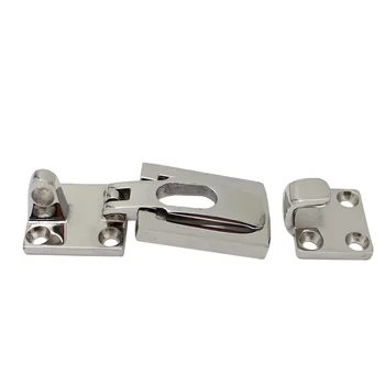 Marine yacht safety lock 316 stainless steel yacht accessories buckle with keyhole hatch buckle deck lock