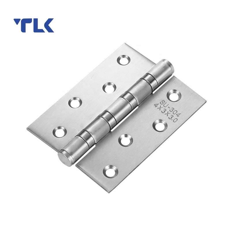 Door Window Hinge Stainless Steel Flat Door Pivot Hinge Ball Bearing Round Corner Spring Butt Door Hinge