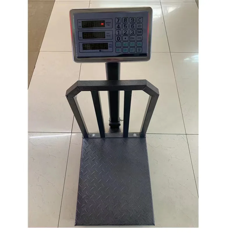 Electronic Scale Commercial Electronic Platform Scale LED Weighing Fruit and Vegetable Scale 150kg