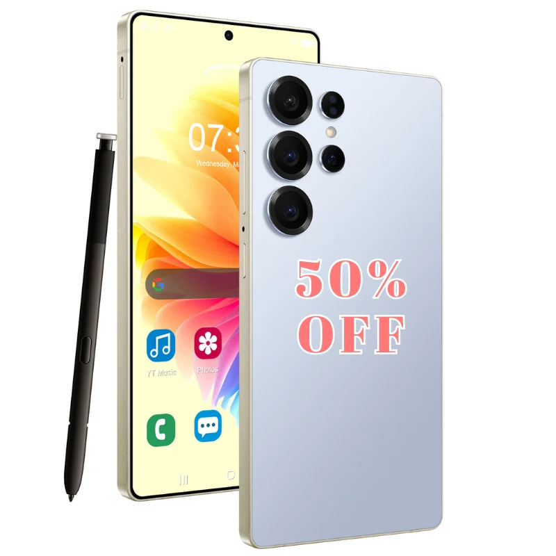 2025 Ultra 5G S25 Smart Phone Android 5G Global Gaming Phone S Pen Facial  Recognition Fingerprint Unlock LTE 4K Mobile Operating