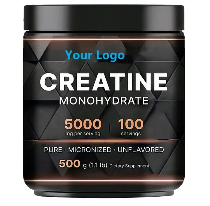 High Quality Creatine Monohydrate Powder 500 Grams Pure Unflavored Creatine Powder