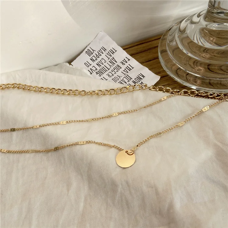 Wholesale 2023 Vintage Necklace on Neck Gold Chain Women's Jewelry Layered  Necklace Accessories From m.