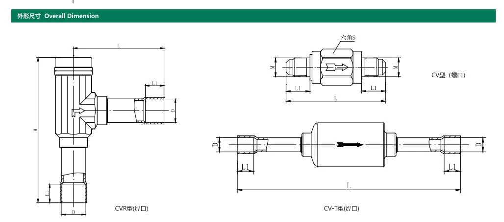 Обратный клапан cvs40