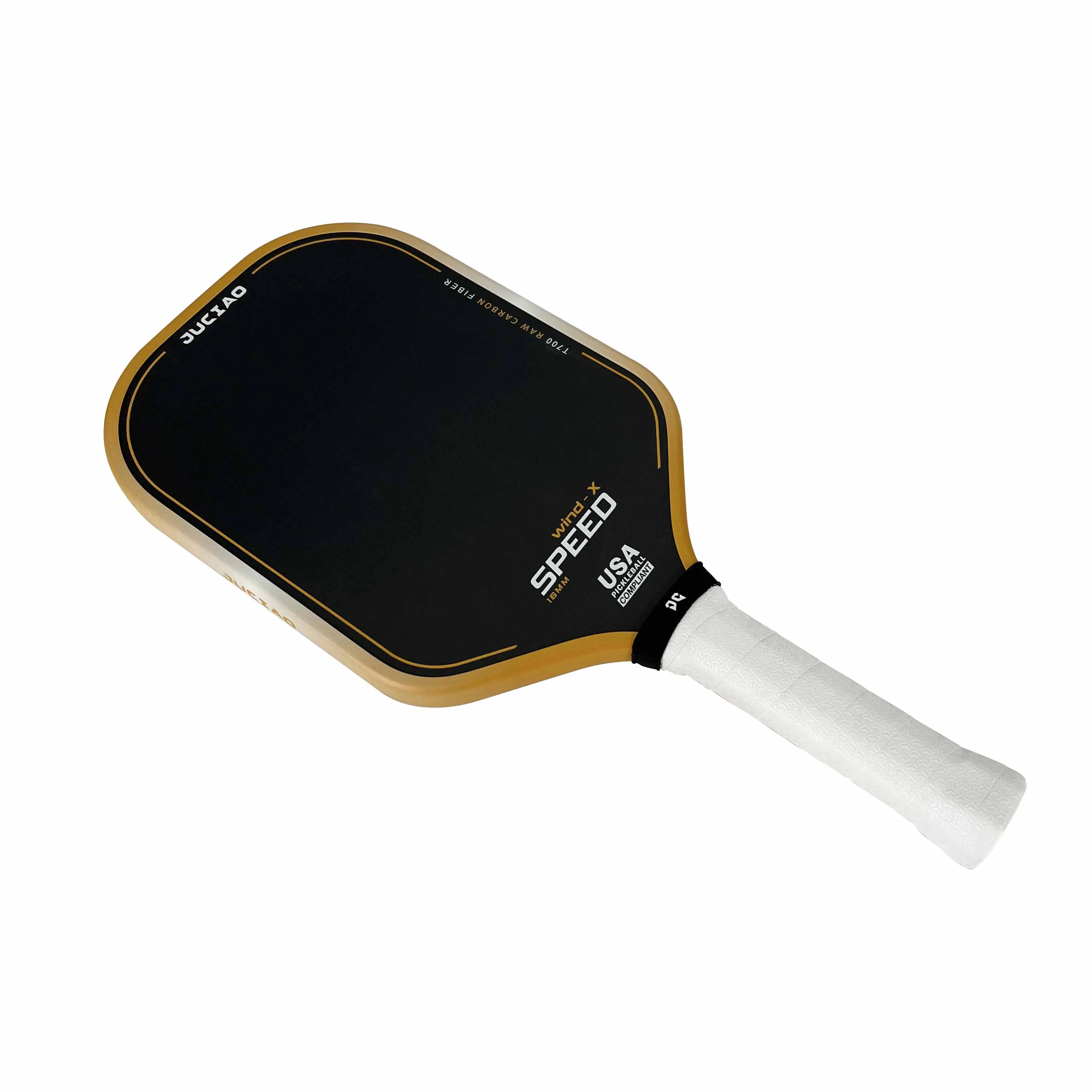 JUCIAO Speed Series Gen 3 Pickleball Paddle - Raw Carbon Fiber