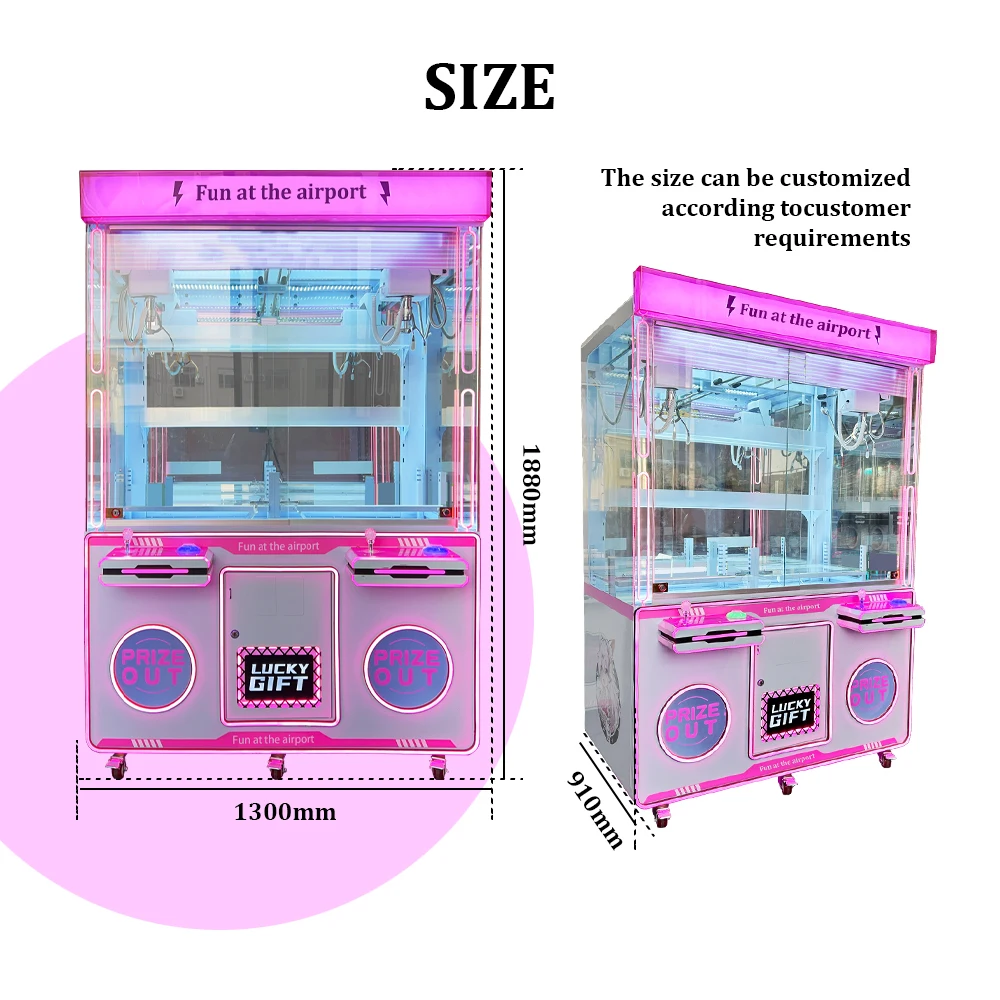 Funpark Hot Selling Best Price Claw Machine Catcher Games Machine Coin Operated Dolls Gift Game Toy Arcade Crane Machine supplier