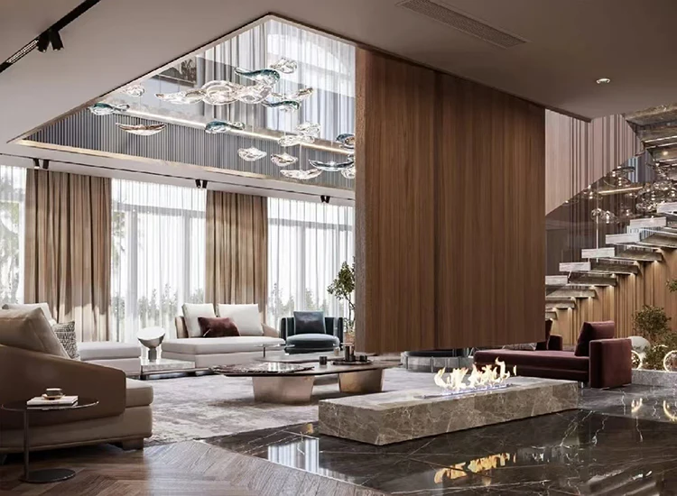 Modeling Chandelier Light Luxury Creative Light Home Decoration Hotel Chandelier Luxury Large Glass Crystal Chandelier