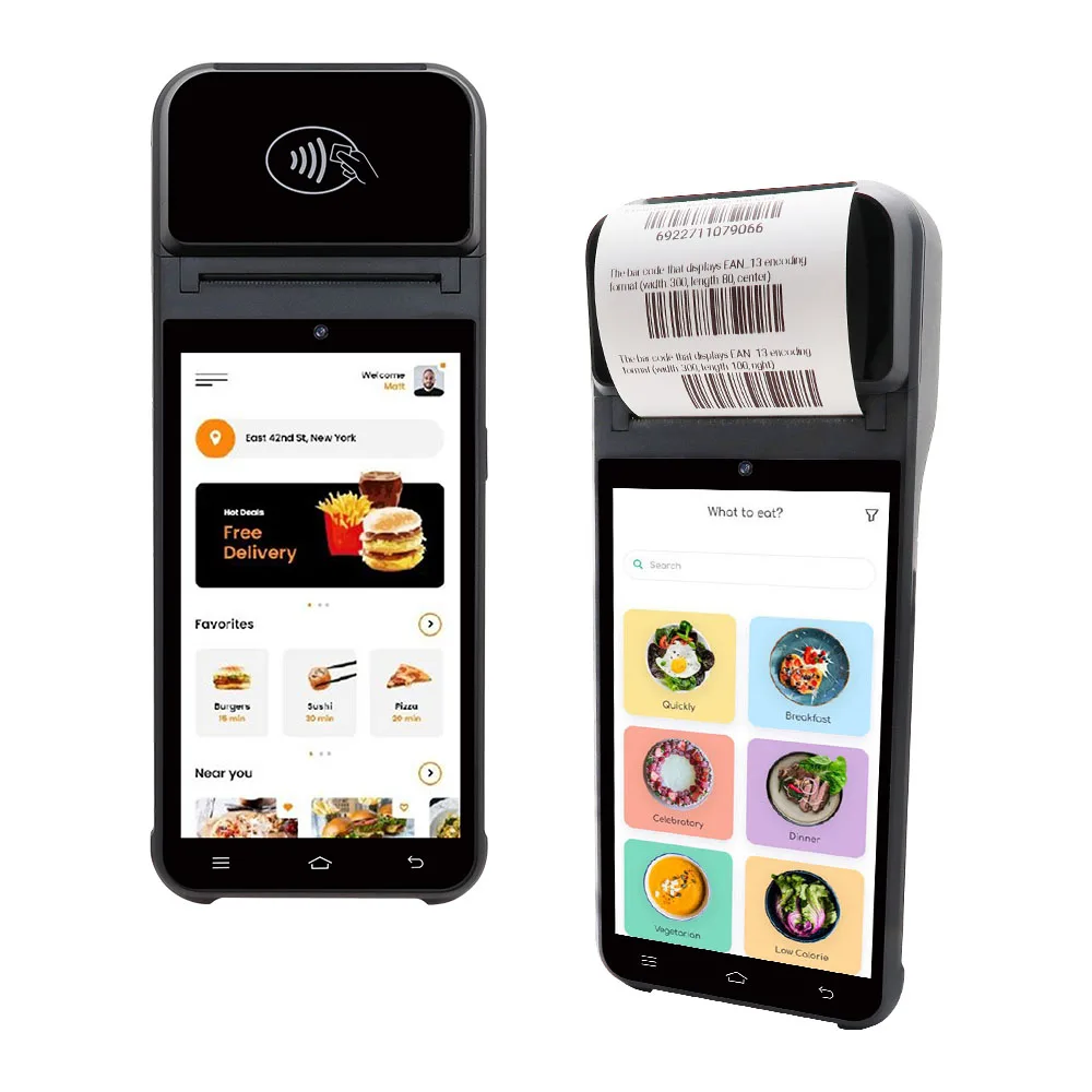 Z92 Android 8.0 Deca çekirdekli ücretsiz SDK el NFC okuyucu barkod