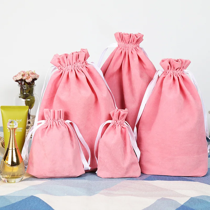 Buy Velvet Drawstring Bag Custom 