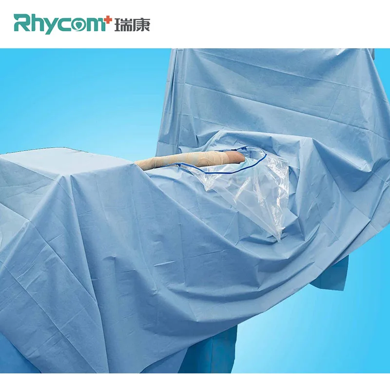Rhycom disposable orthopedic surgical operating kit sterile surgical drape pack kit