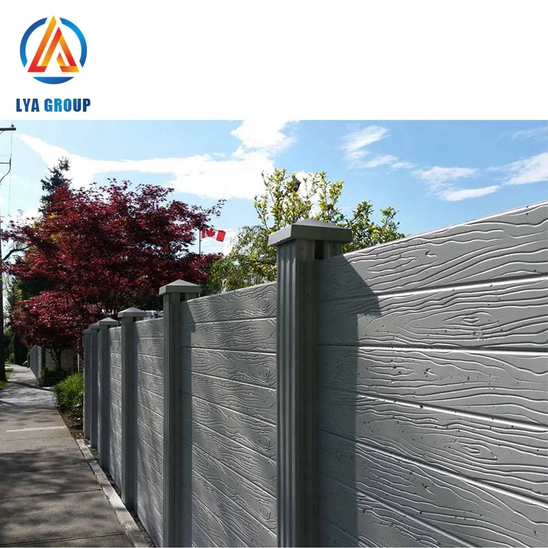 Chain Link Concrete Pillar Fence Machine Mould and Spare Parts Garden Exterior Wall Fence Concrete Panel Moulds