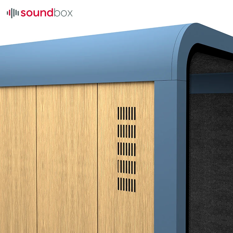 Factory Acoustic Movable Silence Booth Soundproof Booth for Office
