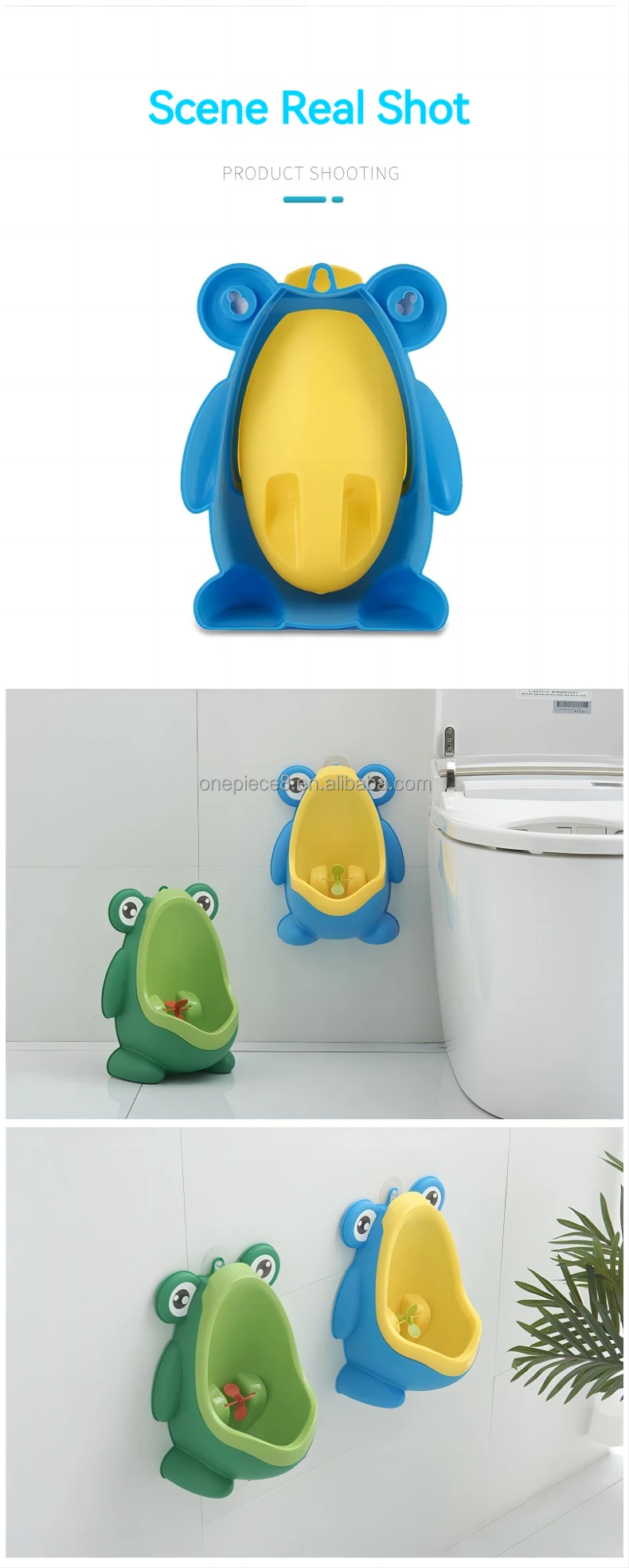 Cute Frog Baby Boy Potty Toilet Urinal Kids Travel Potty Training Frog ...